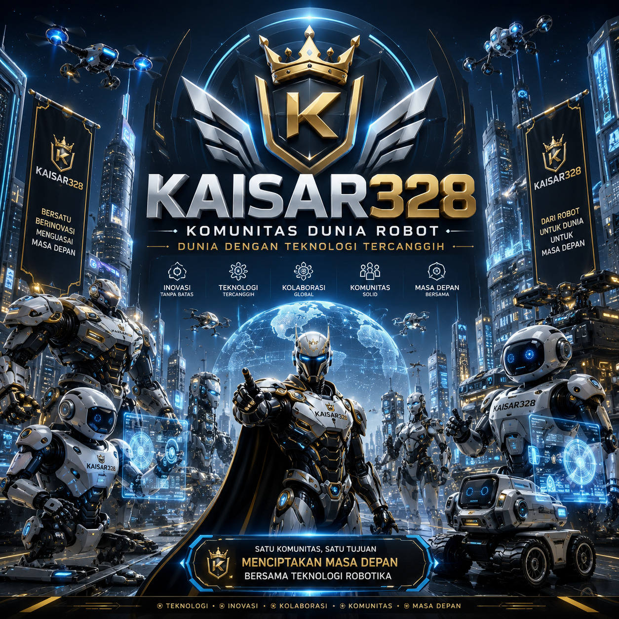 KAISAR328 - Komunitas Dunia Robot Dengan Teknologi Super Canggih